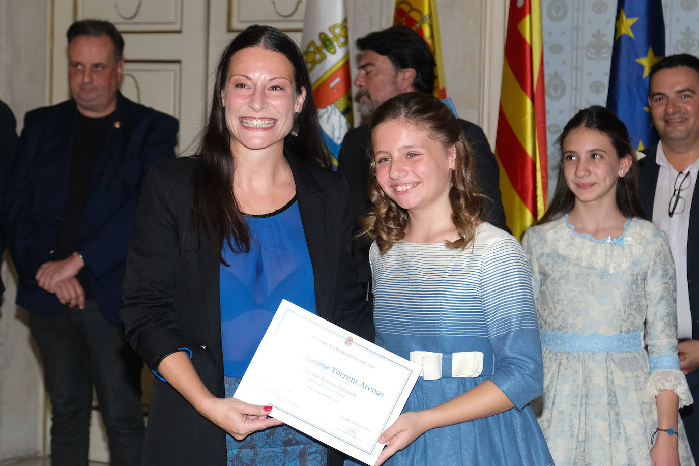 Entrega de premios a los artistas de las Hogueras de Alicante