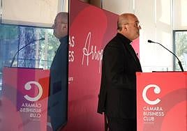 Munilla durante su ponencia en el Cámara Business Club.