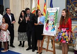 Presentación del cartel del acto.