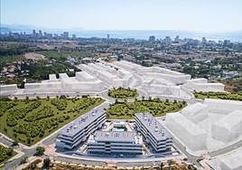 Recreación de las futuras promociones del barrio de Nou Nazareth.