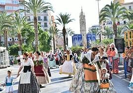 Inauguración de las pasadas Hogueras de San Juan en Alicante