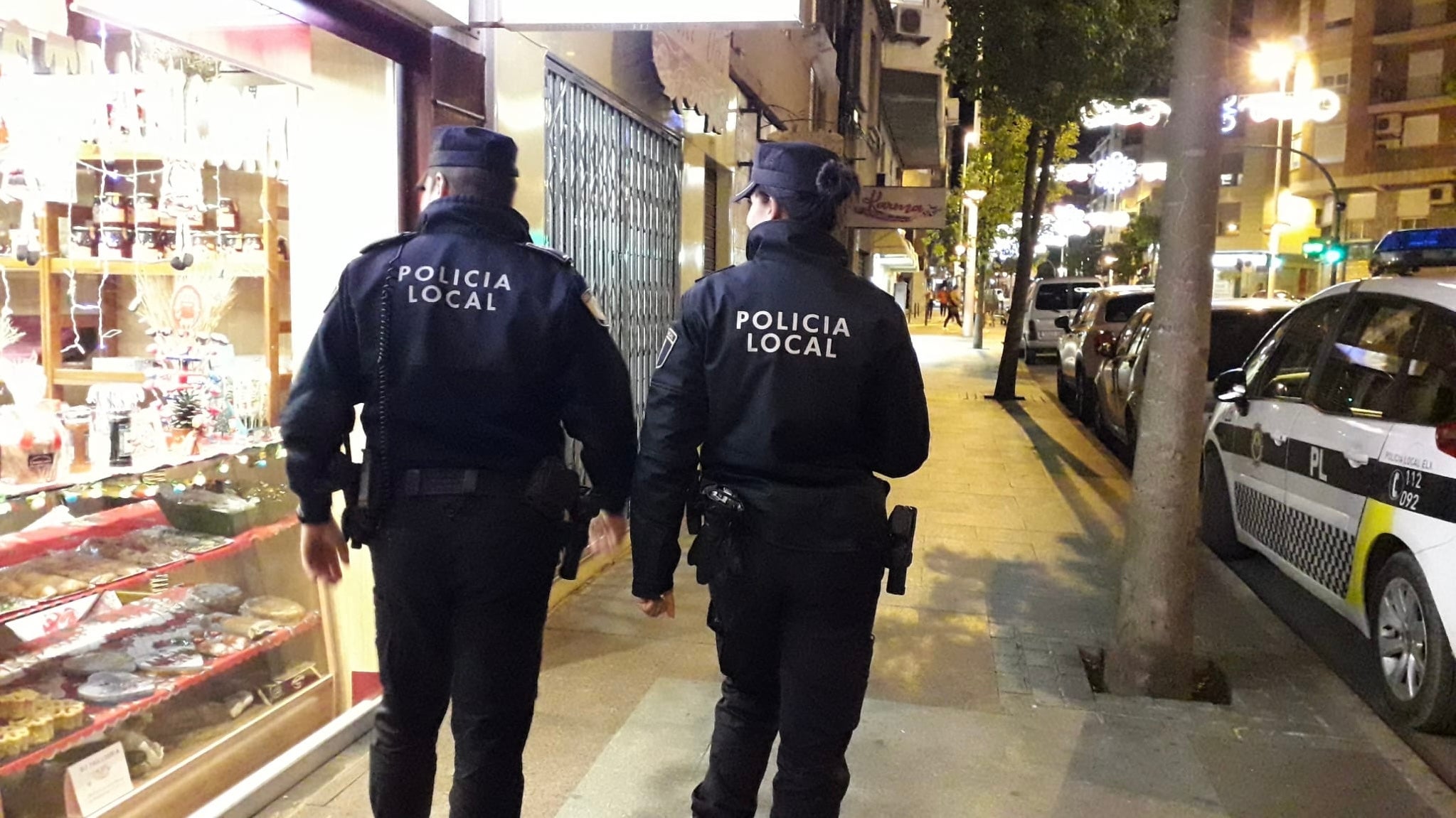Patrulla de la Policía Local de Elche.