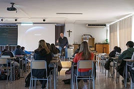 Aula de un centro educativo de Alicante.