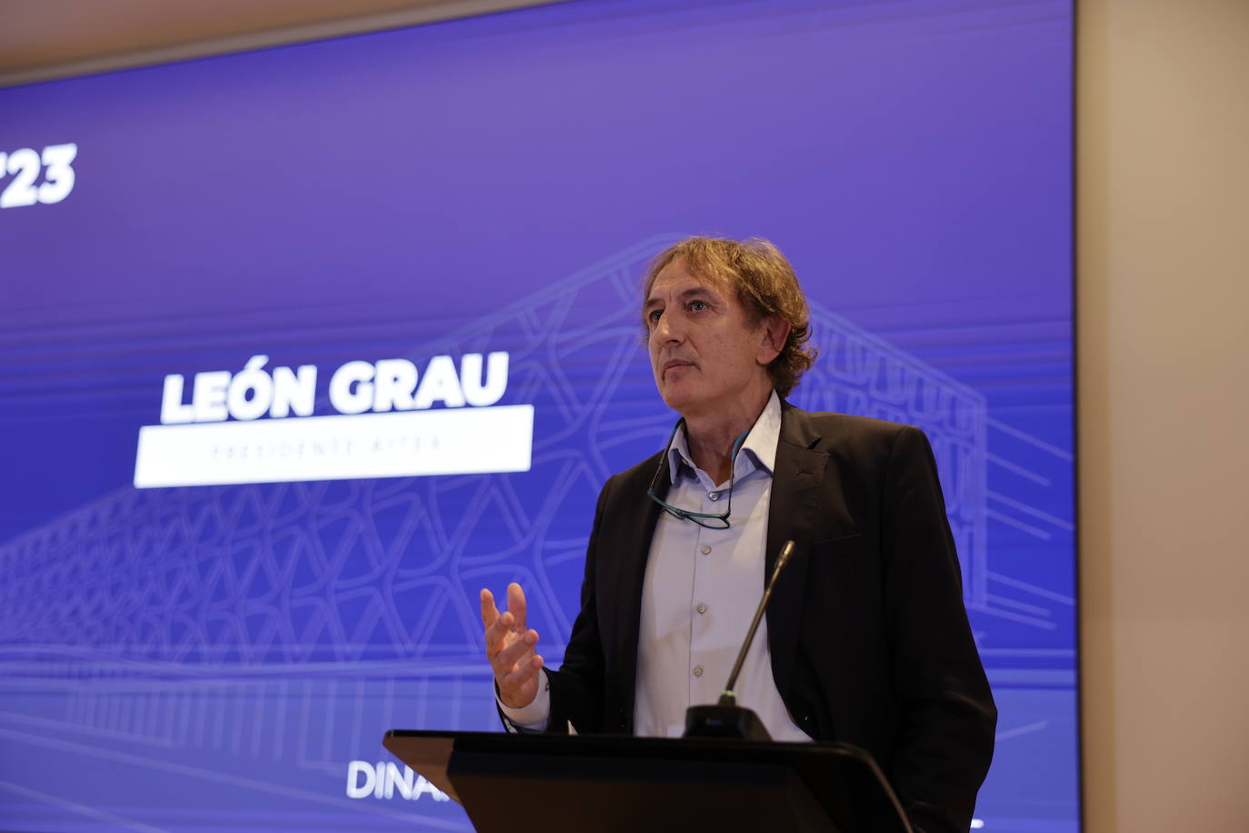 El presidente de Aitex, León Grau, cerró el acto.