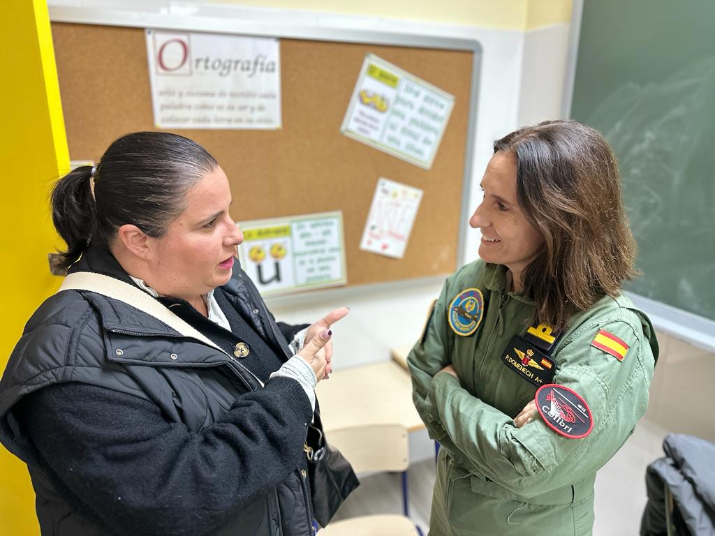 Patricia Campos durante su visita a El Campello.