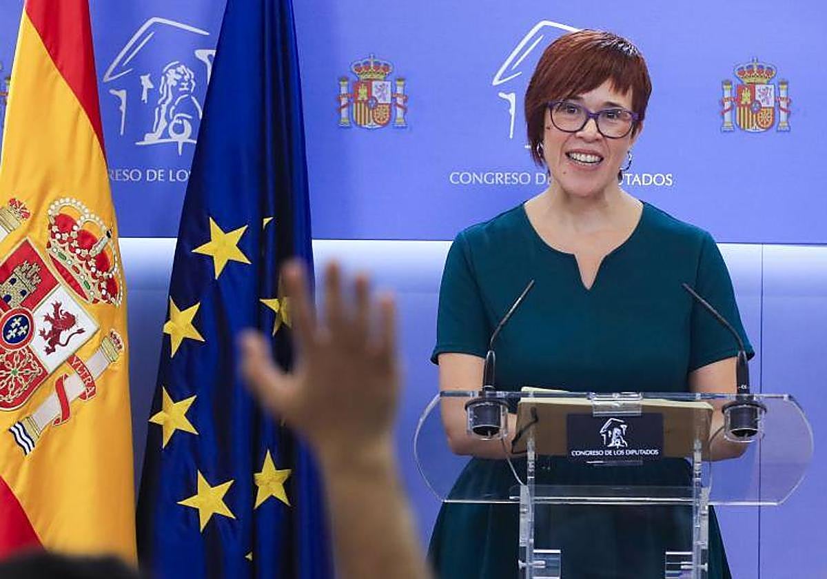 La portavoz de Compromís en el Congreso, Águeda Micó.