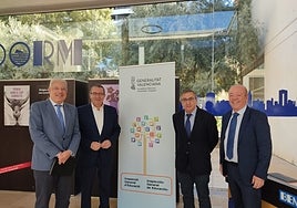 El conseller Rovira, este miércoles, en Benidorm