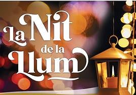 Cartel de las actividades de la 'Nit de la Llum'.