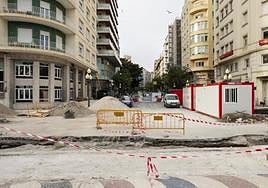 Obras en la Explanada, en imagen de archivo.