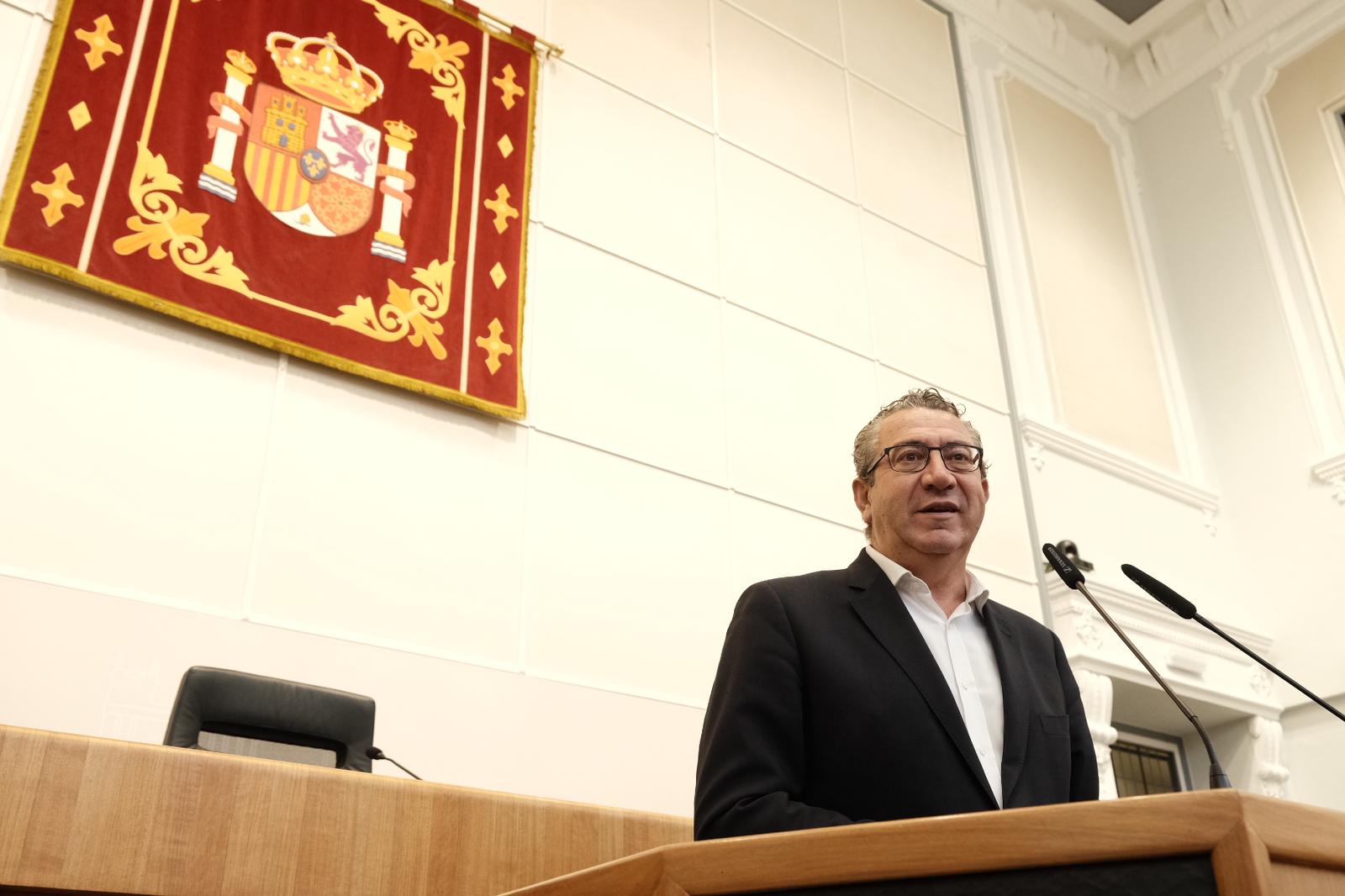 Imágenes del brindis navideño en la Diputación de Alicante