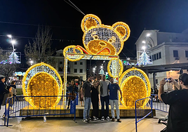 Decoración navideña en Alicante.