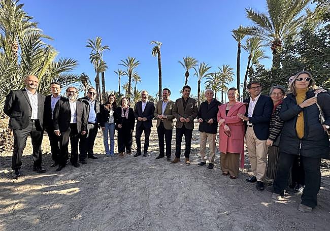 Inauguración del huerto y la casa del Hort de Pons en Elche.