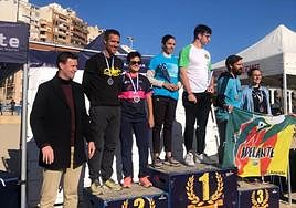 Ganadores en la prueba de 3.000 metros.