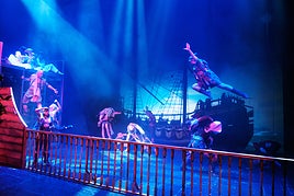 Una de las escenas del musical.