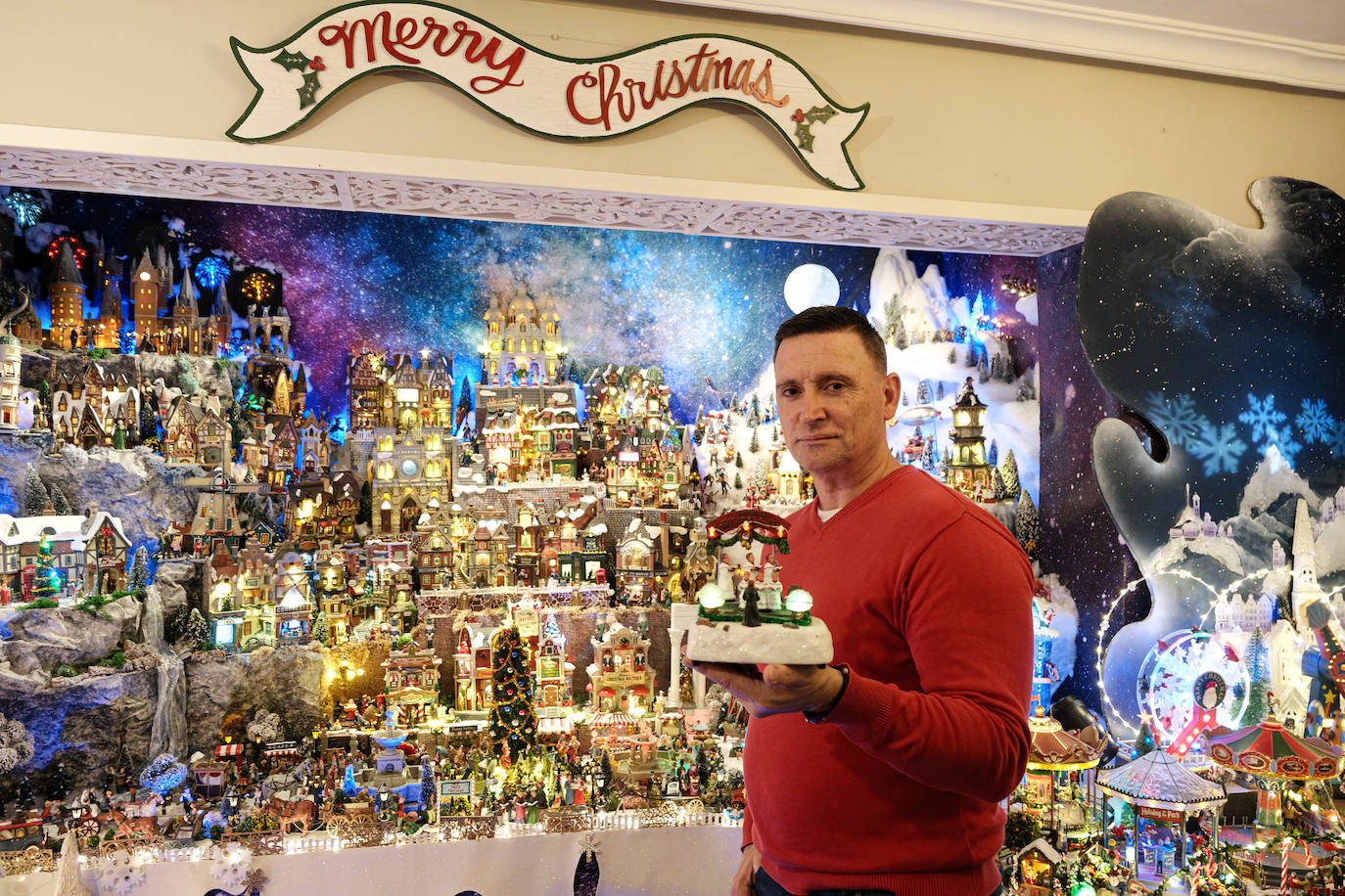 Así es el poblado navideño de Ximo Sánchez