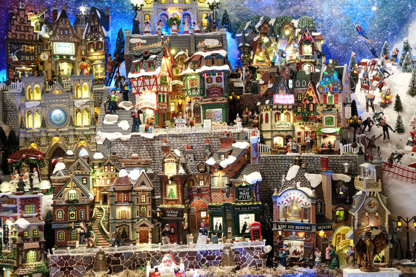 Así es el poblado navideño de Ximo Sánchez