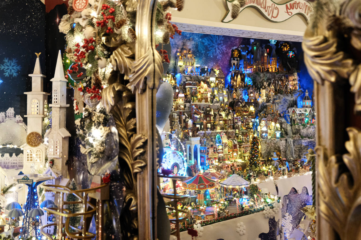 Así es el poblado navideño de Ximo Sánchez