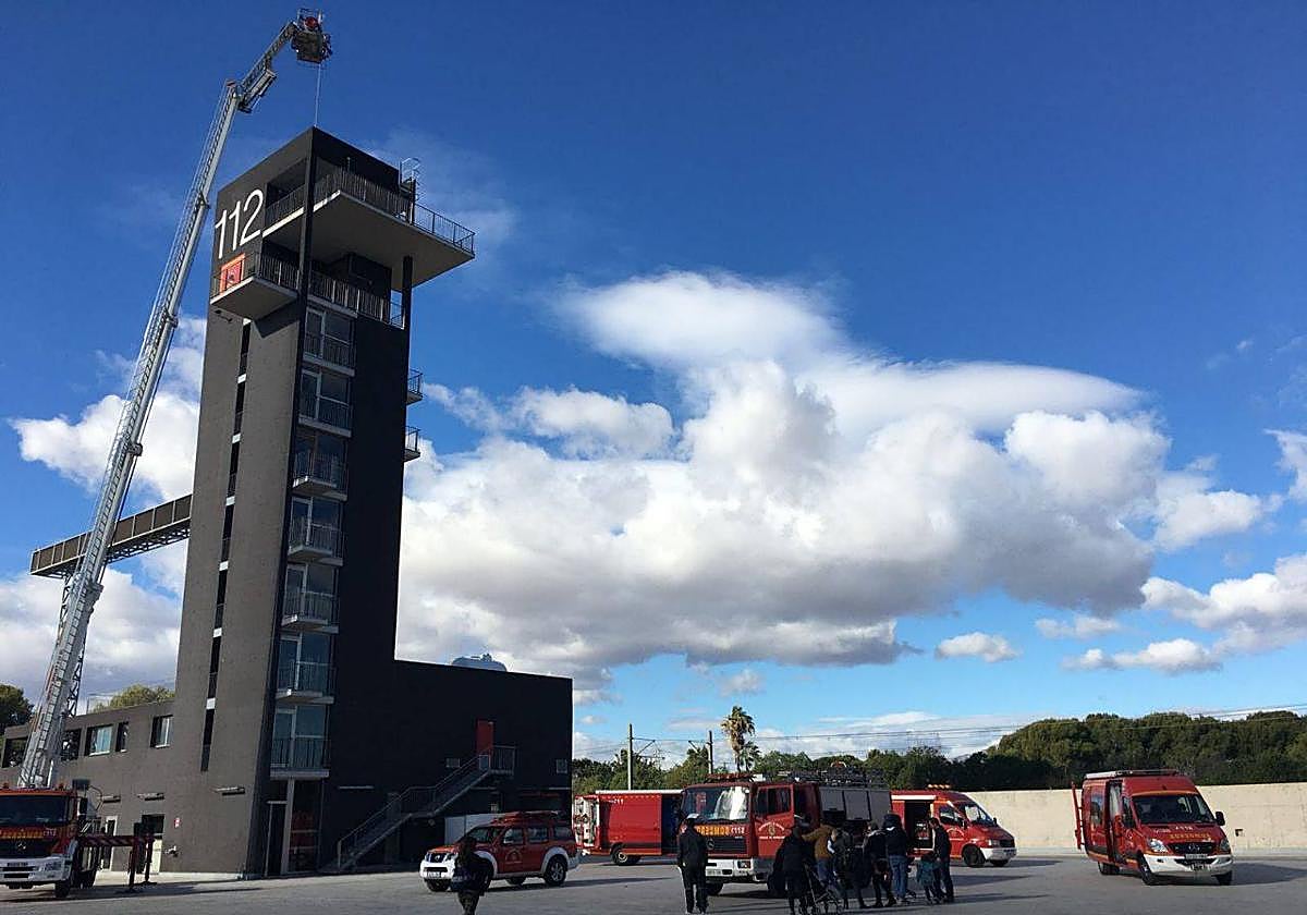 Parque de los bomberos de Alicante.