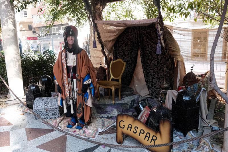 Así es el campamento de las carteras reales de Alicante