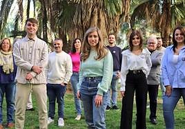 María Teresa Pérez, con parte de su candidatura para liderar Podem.