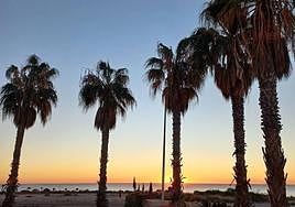 Amanecer en Alicante desde la sede de À Punt.