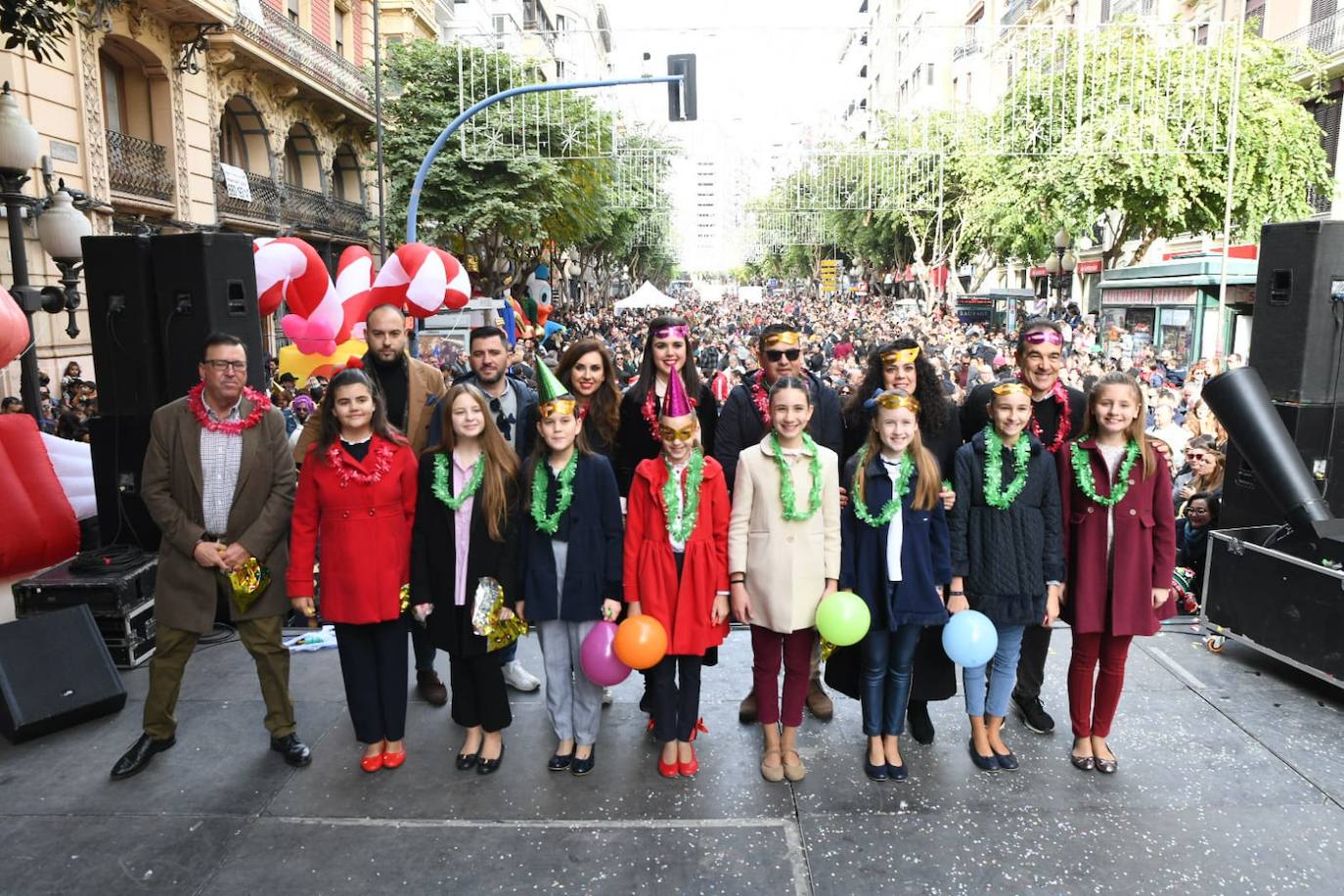 La cuenta atrás hacia 2024 llena la Rambla de Alicante