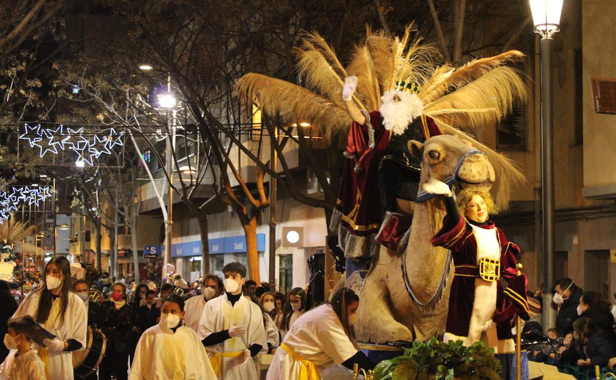 Detalle de la Cabalgata de Reyes en San Vicente del Raspeig.