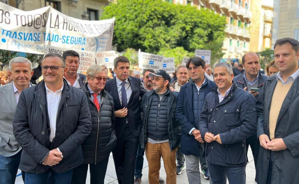 Integrantes de Asaja en una reciente protesta. 