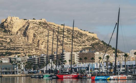 Los barcos de la Ocean Race ya están en Alicante. 