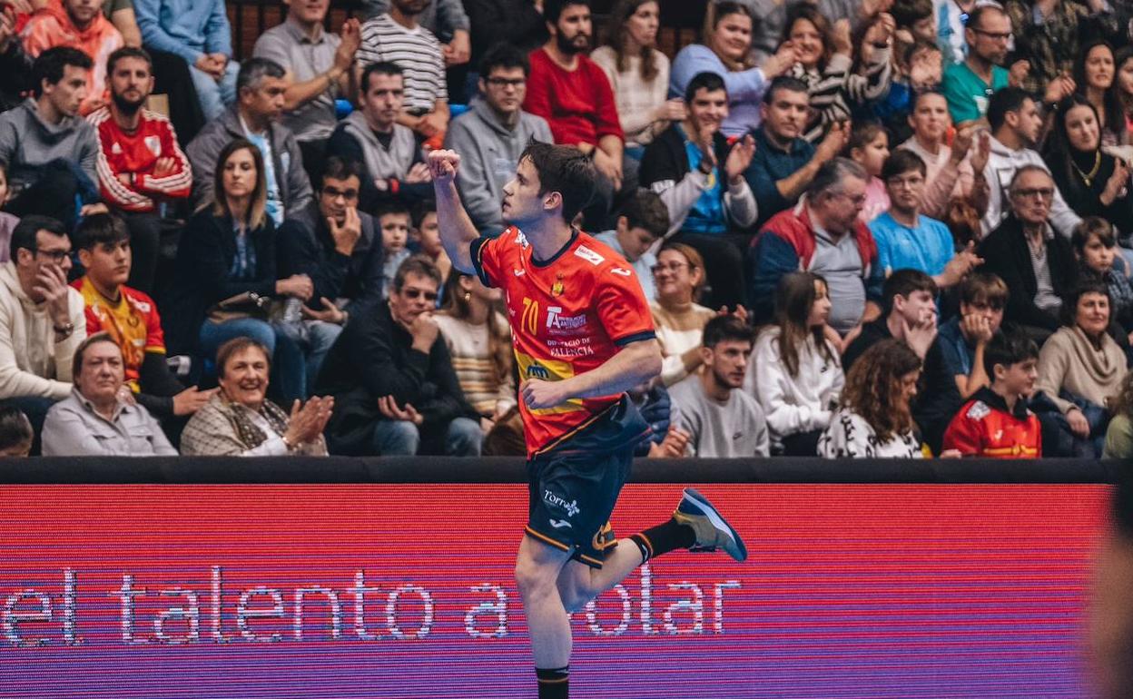 Un momento del campeonato de Balonmano en Benidorm.