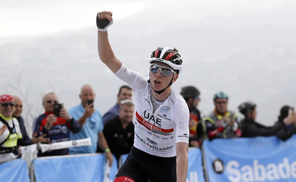 Tadej Pogačar sentenció la Volta de 2020 en la llegada a la Sierra Bernia de Altea