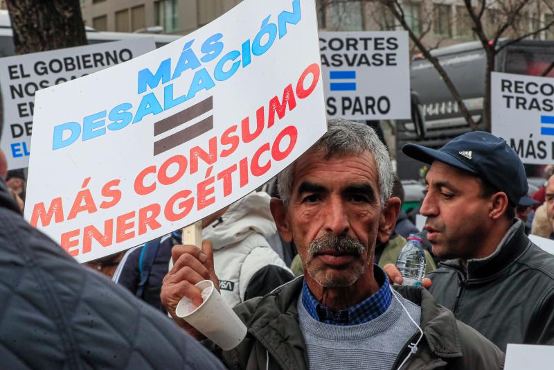 Fotos: Manifestación a favor del Trasvase Tajo-Segura