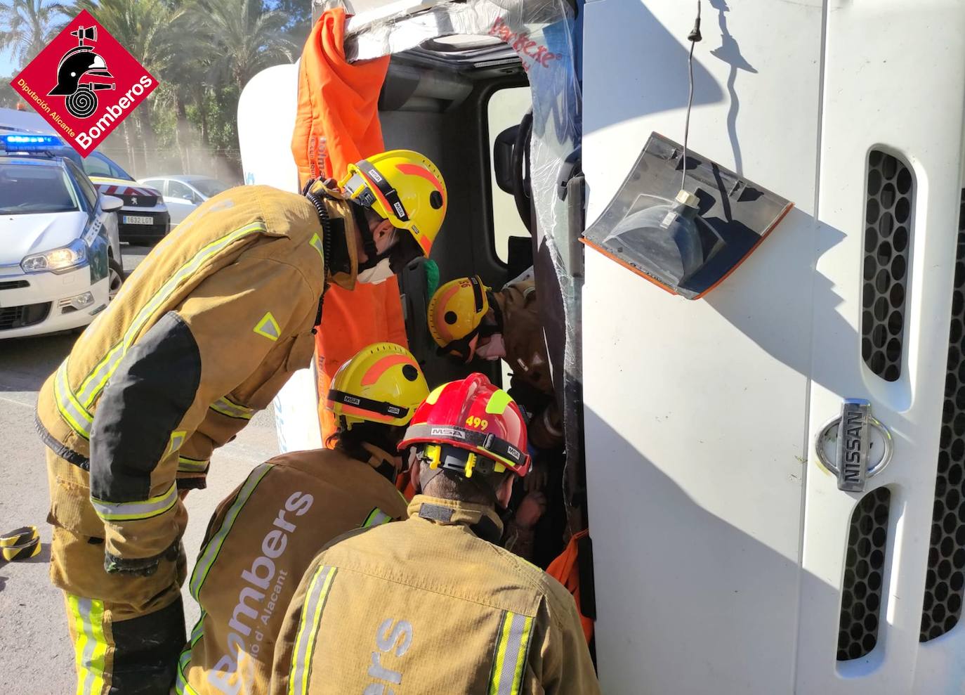 Imagen secundaria 2 - Imágenes del accidente 
