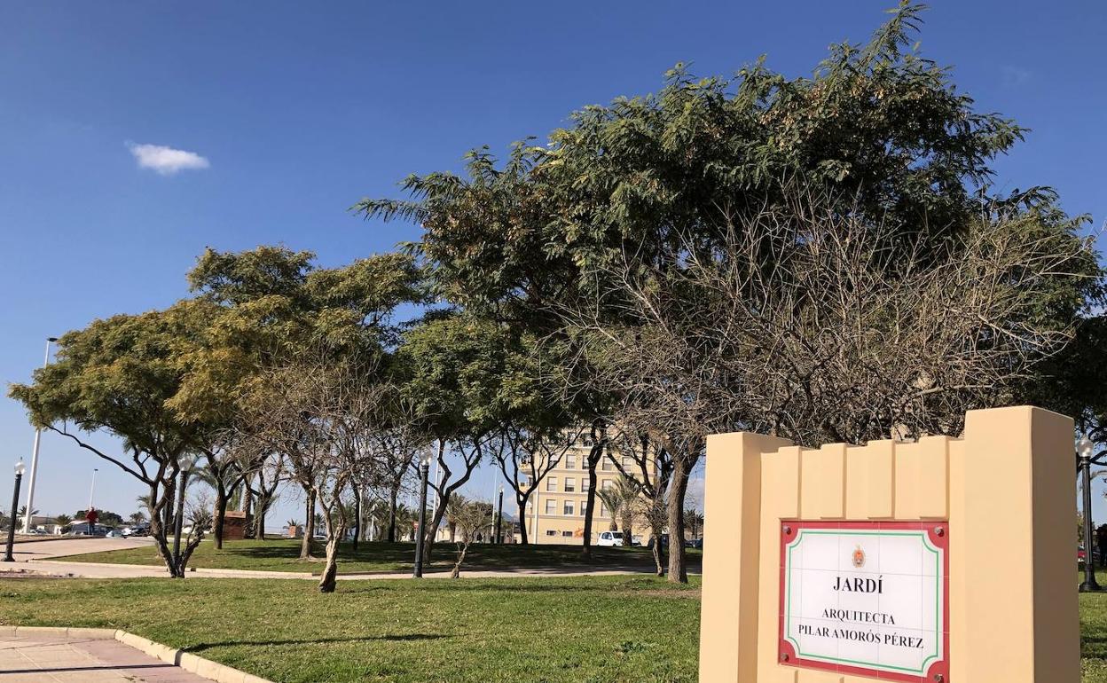 El jardín Arquitecta Pilar Amorós Pérez. 