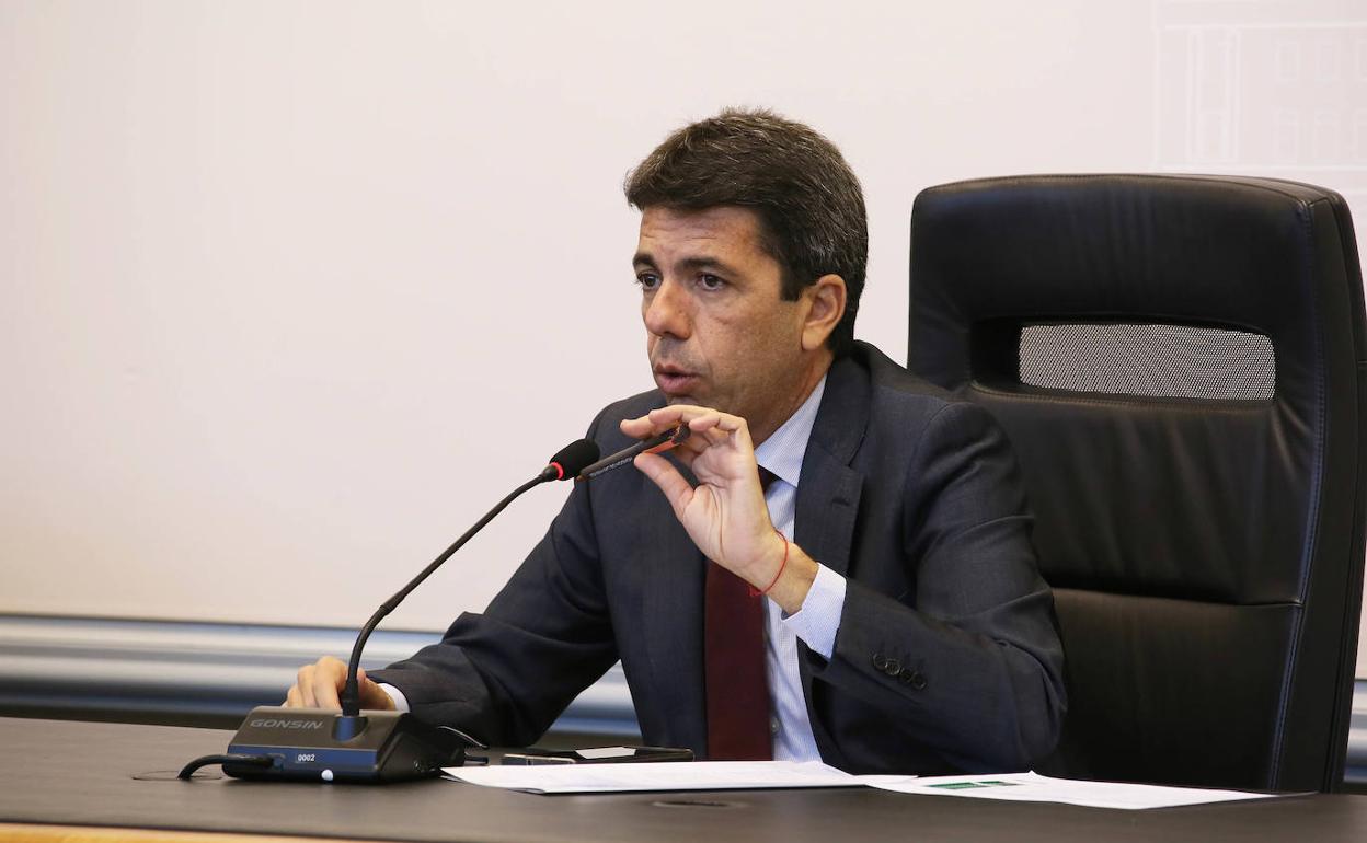 Carlos Mazón, en la Diputación Provincial de Alicante.