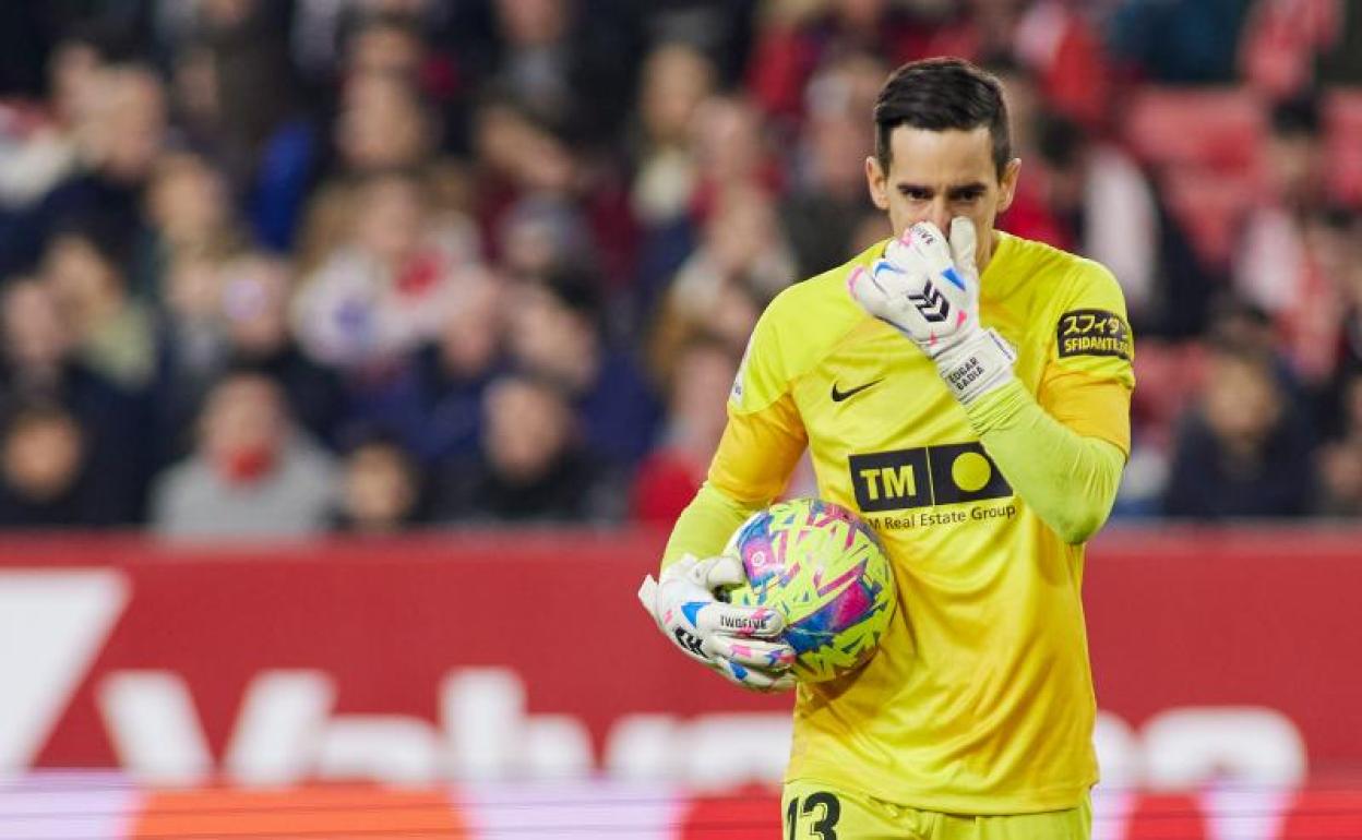 Edgar Badía, portero del Elche 