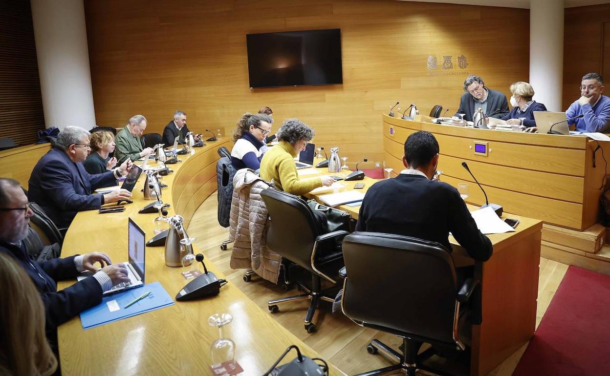 Comisión de Medio Ambiente en Les Corts.
