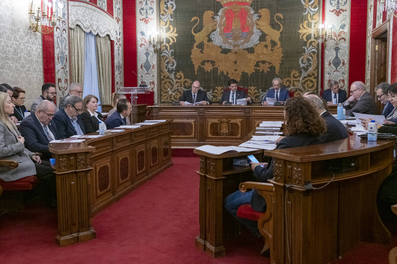 Una sesión del pleno de Alicante. 