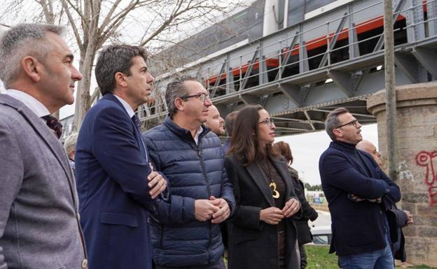 El presidente del PP de la Comunitat Valenciana, Carlos Mazón, exige al presidente de la Generalitat, Ximo Puig, que pida perdón por la «chapuza» de la Línea 9 del Tram