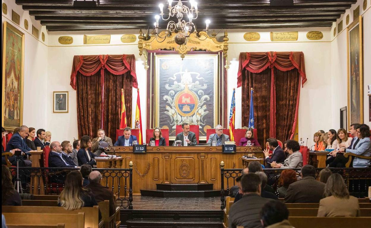 Pleno ordinario de febrero en el Ayuntamiento de Elche.