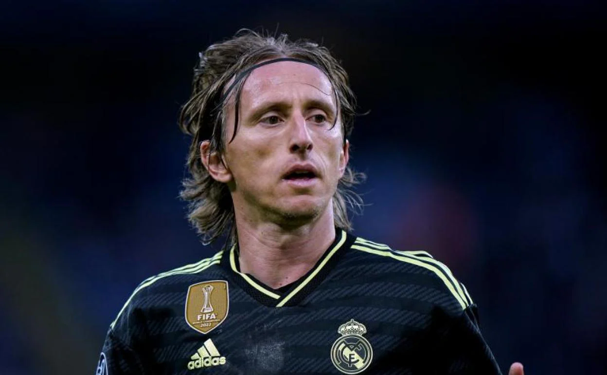Luka Modric, durante el partido ante el City en el Etihad. 
