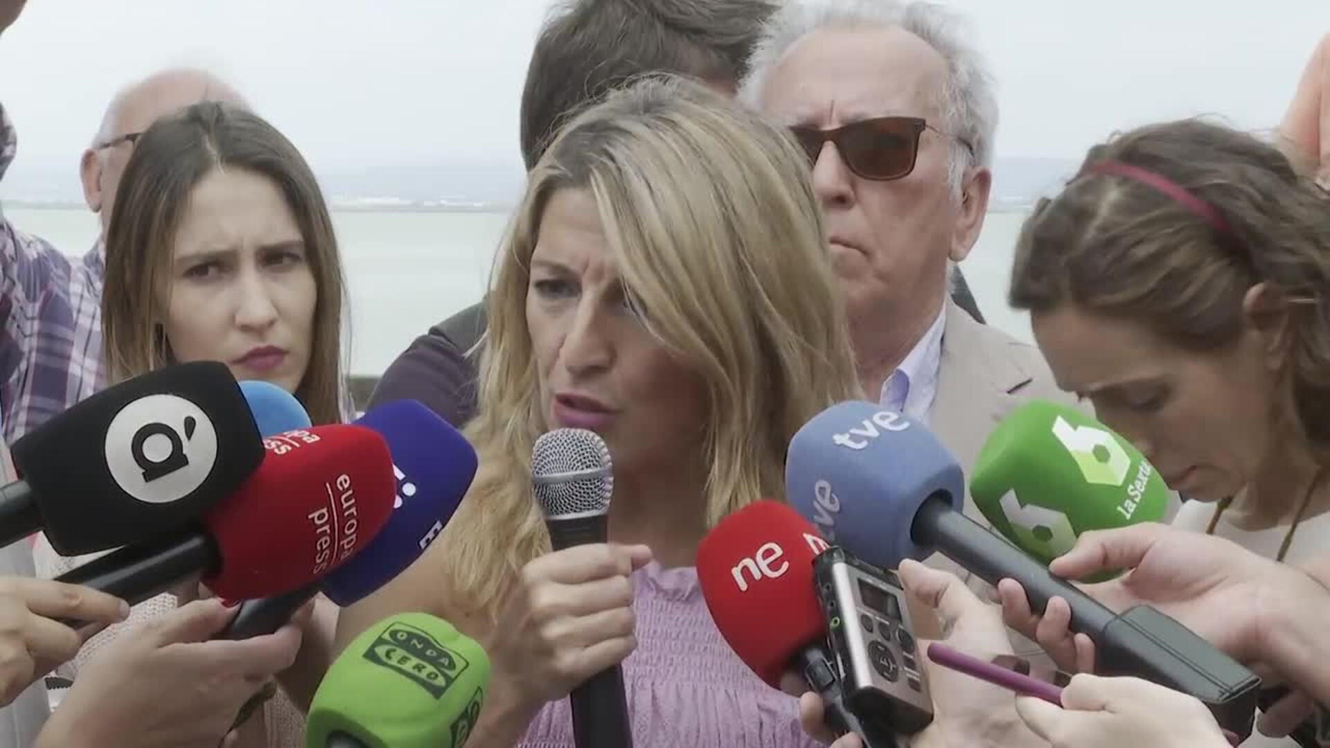 Yolanda Díaz pide "alto y claro" que València "siga en manos de Joan Ribó"