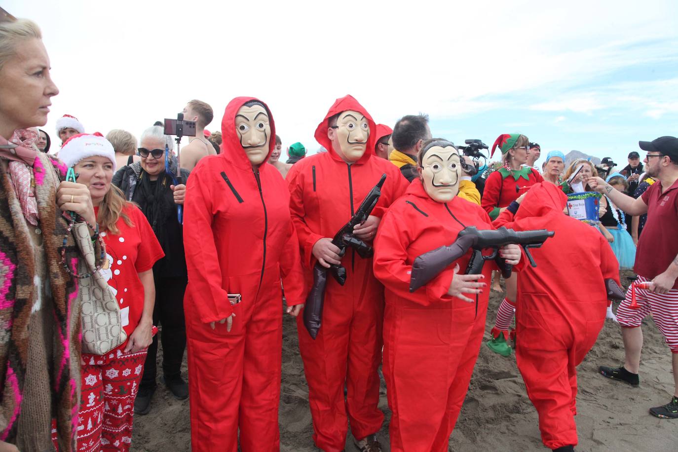 Baño solidario en Xàbia