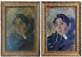 Antes y después del 'Retrato de doña Teresa'.