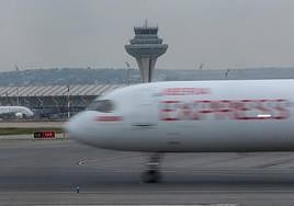 Uno de los aviones de la flota de Iberia.