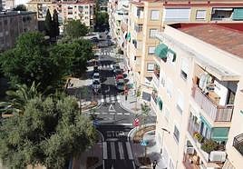 Edificios de viviendas en Elda.