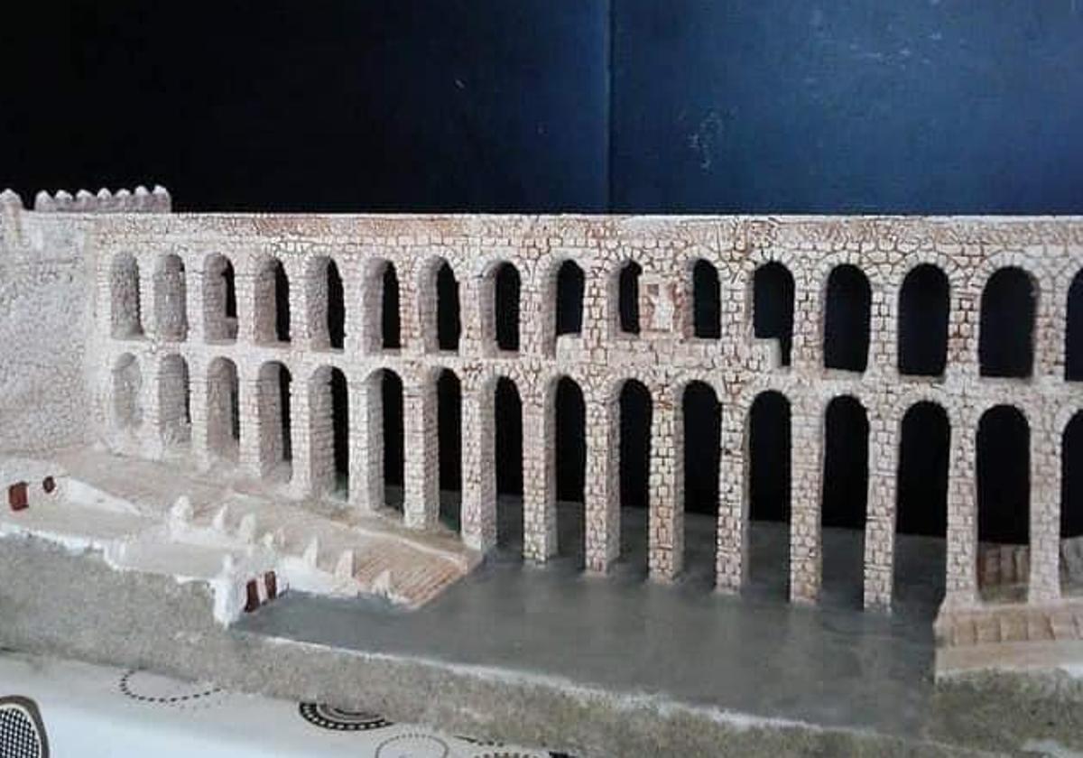 Miniatura del Acueducto de Segovia.