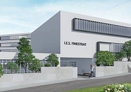 Imagen del proyecto del primer IES de Finestrat