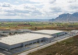 Centro logístico de Mercadona en San Isidro.