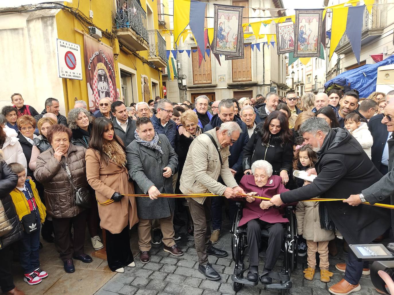 Inauguración oficial de la Fireta de Sant Antoni en Muro.